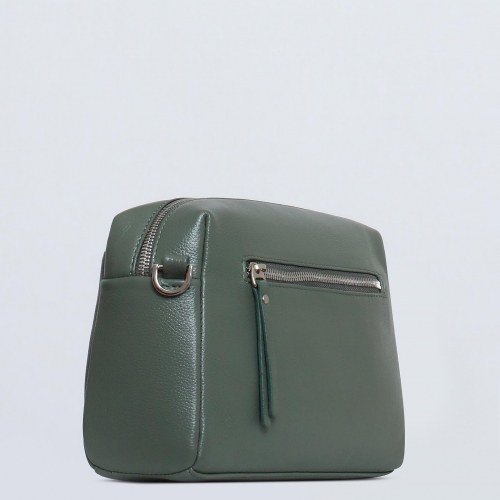 Сумка: Женская кожаная сумка Richet 3176LN 342 зеленый