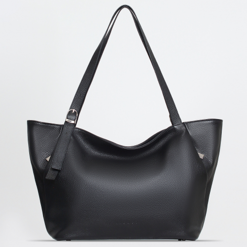 Сумка: Женская кожаная сумка Richet 2951LN 376 Черный