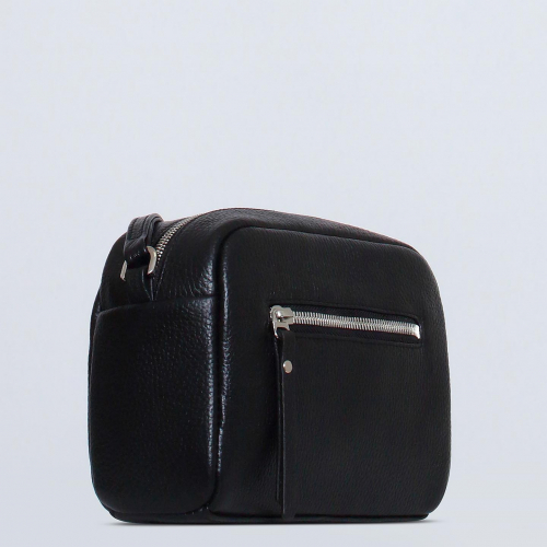 Сумка: Женская кожаная сумка Richet 3182LN 376 Черный
