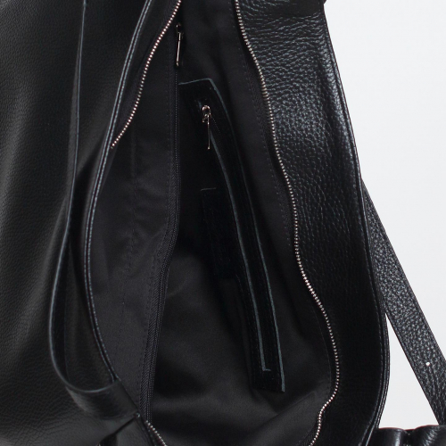 Сумка: Женская кожаная сумка Richet 2951LN 376 Черный