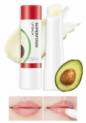 Бальзам для губ питательный с маслом авокадо MISSHA Superfood Avocado Lip Balm