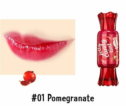 Тинт конфетка для губ с экстрактом фенхеля THE SAEM Saemmul Jelly Candy Tint 01 Pomegranate Гранат