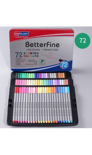 Fineliner Цветные ручки, в наборе 72 цвета