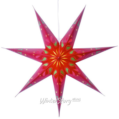 Светильник звезда из бумаги Starlight 70 см красная (Star Trading)
