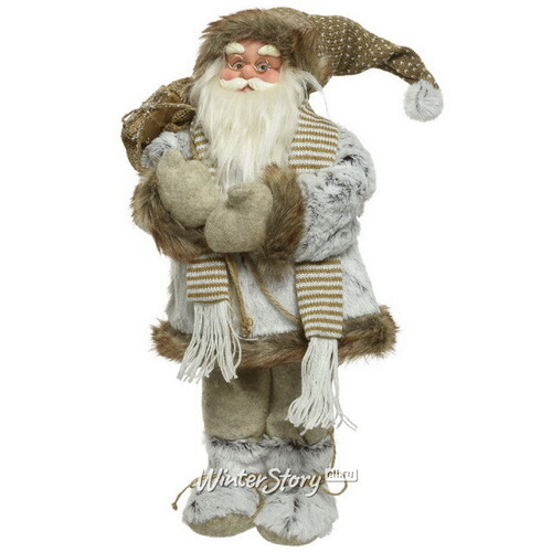 Декоративная фигура Санта-Клаус - Кудесник из снежной Лапландии 60 см (Kaemingk)