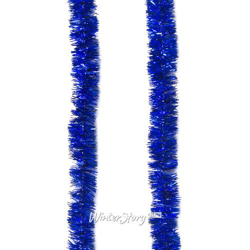 Мишура Праздничная 2 м*35 мм синяя (MOROZCO)