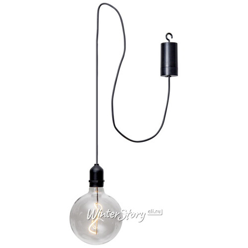 Подвесной светильник-шар McGonagall 18*11 см с филаментной LED лампой, на батарейках, IP44 (Star Trading)