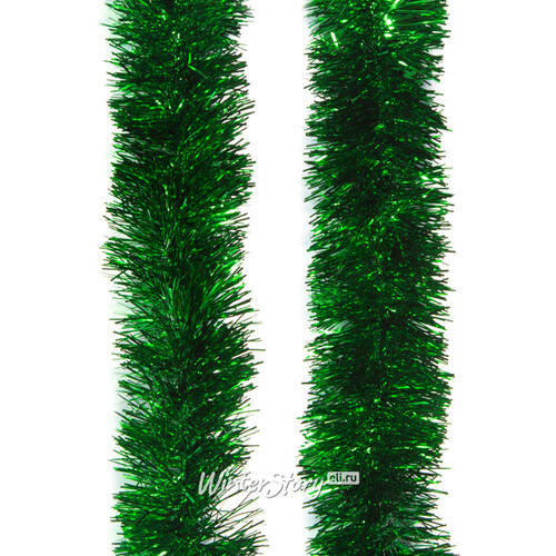 Мишура Праздничная 2 м*70 мм зеленая (MOROZCO)