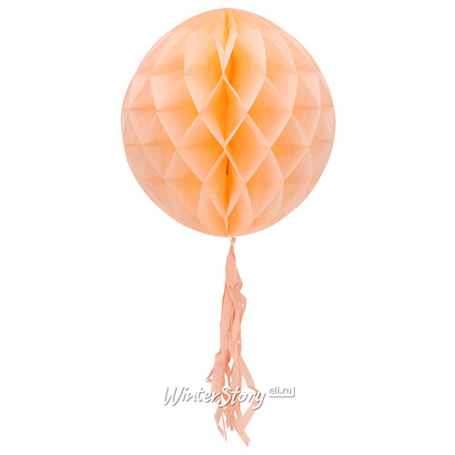 Бумажный шар Orchard Dauphine 30 см, персиковый (Koopman)