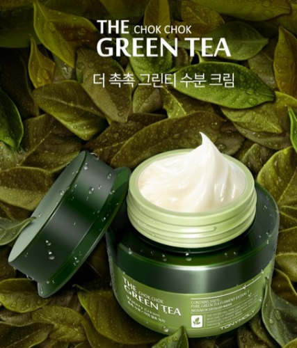 Крем с экстрактом ферментированного зеленого чая TONY MOLY The Chok Chok Green Tea Watery Cream
