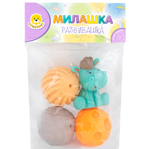 Набор резиновых игрушек для ванны Levatoys MK1053A в пак. в Нижнем Новгороде