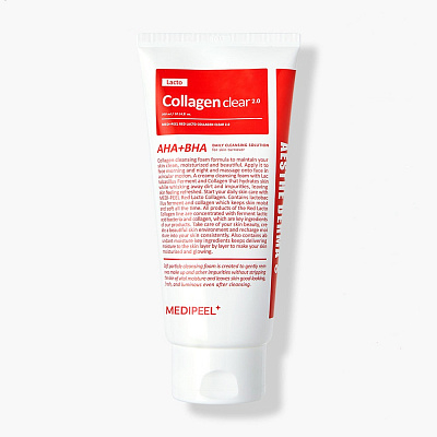 Пенка для умывания версия 2.0 MEDI-PEEL Red Lacto Collagen Clear 2.0 300мл