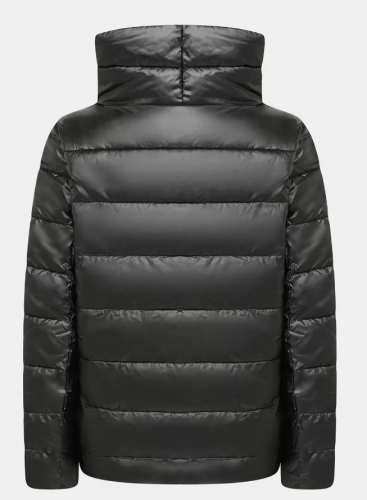 Куртка жен черн-принт двухсторонняя  16620 ру с 40 по 48 ЗИМА