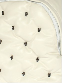 Рюкзак жен искусственная кожа Migo-2201 (черепа), 1отд, 2внут/ карм, белый 256189