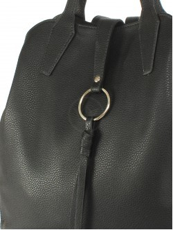 Рюкзак жен искусственная кожа ADEL-280, 3отдел, формат А 4, черный флотер 254170