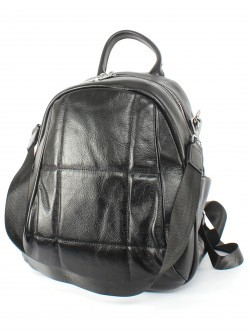 Рюкзак жен натуральная кожа GU 2033-6607 (сумка change), 1отд, 4внут+3внеш/карм, черный 258539