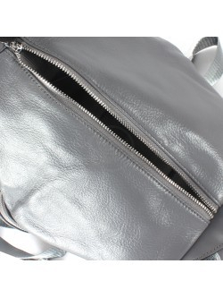 Рюкзак жен натуральная кожа GU 2033-2559, 1отд, 3внут+3внеш/карм, серый SALE 242700