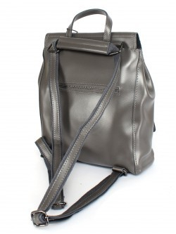 Рюкзак жен натуральная кожа JRP-1005, (change) 1отд, 5внут+2внеш/карм, серый 258202