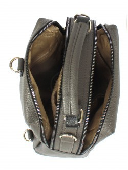 Рюкзак жен искусственная кожа ADEL-195/1в, (рюкзак change), 2отд+карм/перег, серый флотер 256170