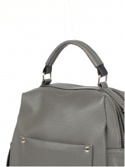 Рюкзак жен искусственная кожа ADEL-195/1в, (рюкзак change), 2отд+карм/перег, серый флотер 256170