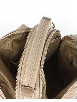 Рюкзак жен искусственная кожа ADEL-195/2в/ММ (сумка change), 2отд+карм/перег, бежевый флотер 254623