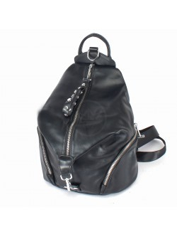Рюкзак жен натуральная кожа GU 2033-2559, 1отд, 3внут+3внеш/карм, черный SALE 242699