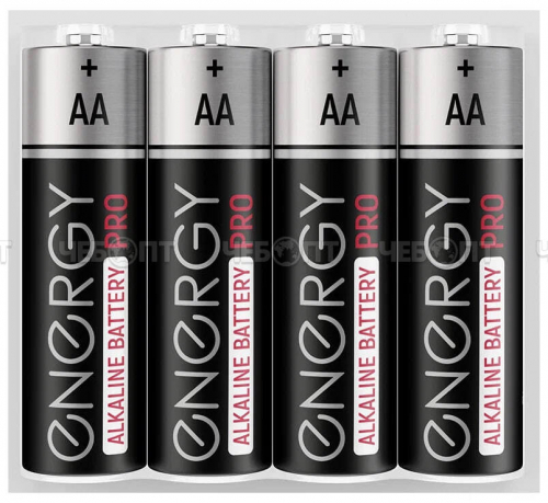 Батарейки алкалиновые ENERGY PRO LR6/4S (АА) упаковке 4 шт арт. 104401 [15/180]