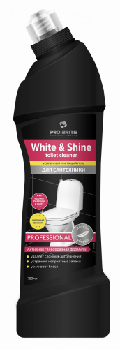 White & Shine toilet cleaner  Усиленное чистящее средство для сантехники 