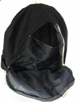 Комплект MF-538 (рюкзак+2шт сумки+пенал+монетница) 1отд, 6внеш+1внут/карм, черный/бел 256503