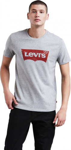 Футболка мужская GRAPHIC SET-IN NECK GREYS, LEVIS