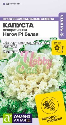 Цветы Капуста Нагойя Белая декоративная (10 шт) Семена Алтая