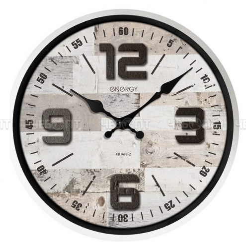 Часы настенные ENERGY EC-149 кварцевые, круглые, арт. 102253 [10] СКП
