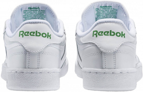 Кроссовки мужские Club C 85 white/green, Reebok