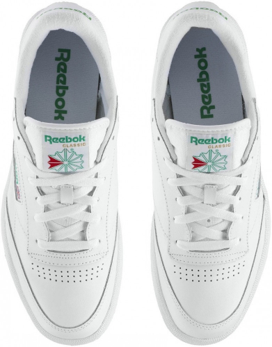 Кроссовки мужские Club C 85 white/green, Reebok