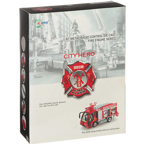 1_шт в наличии_Упр. радио пожарн. маш. City Hero, BOX, арт.7911-5H(A.B.C.D)