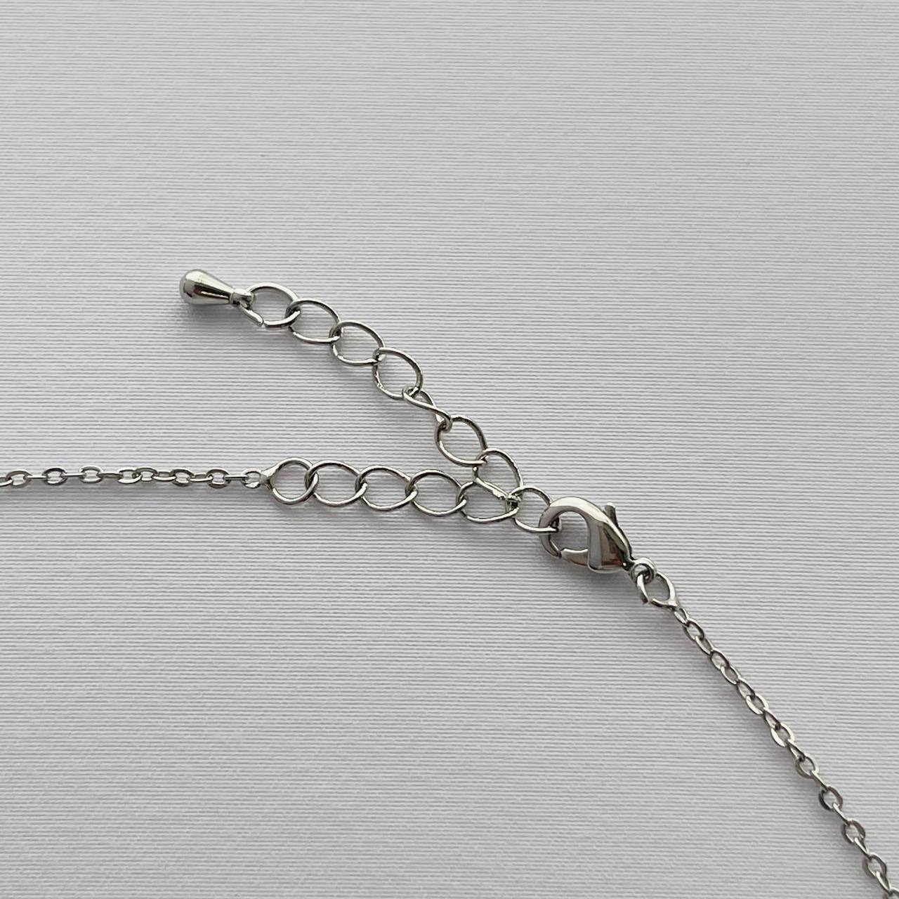 Радуга Самоцветов Кулон на цепочке из Лепидолита