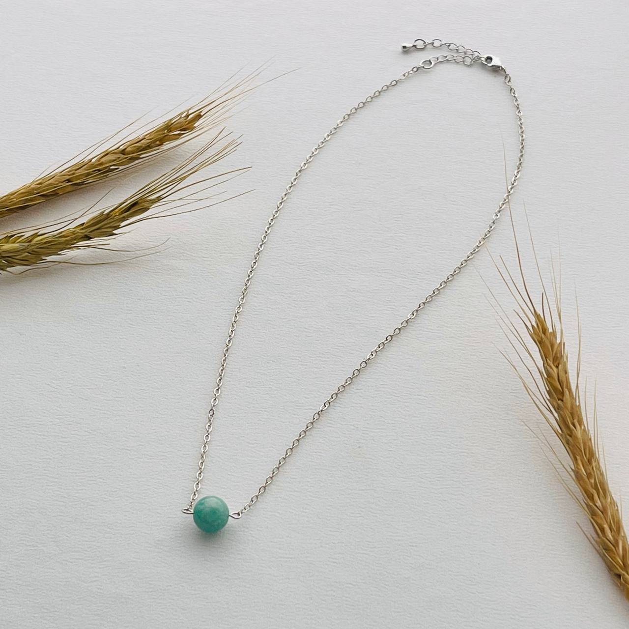 Радуга Самоцветов Кулон на цепочке из Амазонита