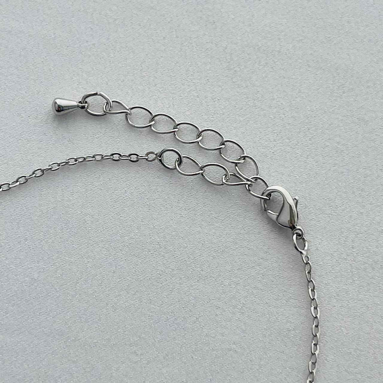 Радуга Самоцветов Кулон на цепочке из Горного Хрусталя