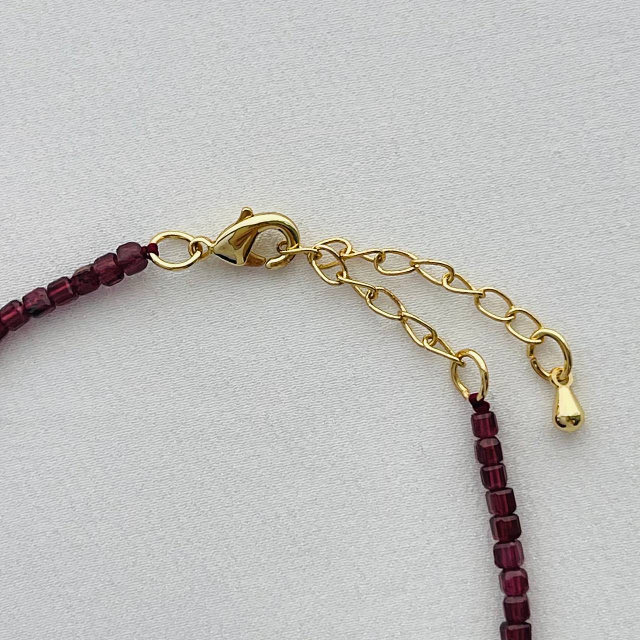 Радуга Самоцветов Колье из Граната с подвеской