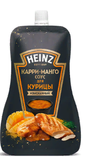 Соус Хайнц Карри-Манго для грудки 230гр