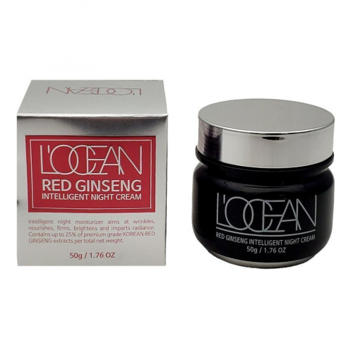L’ocean Ночной крем для лица на основе красного женьшеня / Red Ginseng Intelligent Night Cream, 50 г