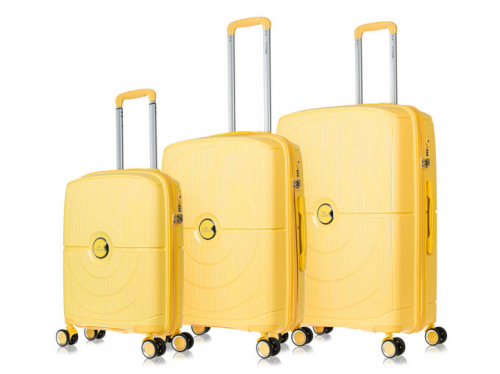 8200 14000 Комплект чемоданов             Doha -  Yellow (Желтый) комп. 3 