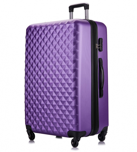  6600 8900  Комплект чемоданов        Phatthaya New purple (Фиолетовый)Комп. 3 шт