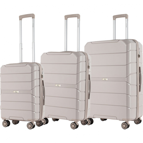 10920 14000 Комплект чемоданов             Singapore  gray (серый) комп. 3