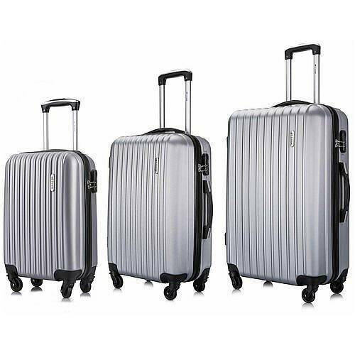 6125 8900 Комплект чемоданов             Krabi Gray (Серый)Комп. 3 шт. 