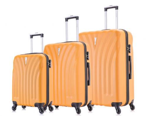 6580 8900 Комплект чемоданов              Phuket 125# orange Комп.  3 шт. (оранжевый) 