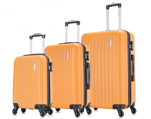    6125 8900 Комплект чемоданов          Krabi 125# orange (оранжевый) Комп. 3 шт. (1)