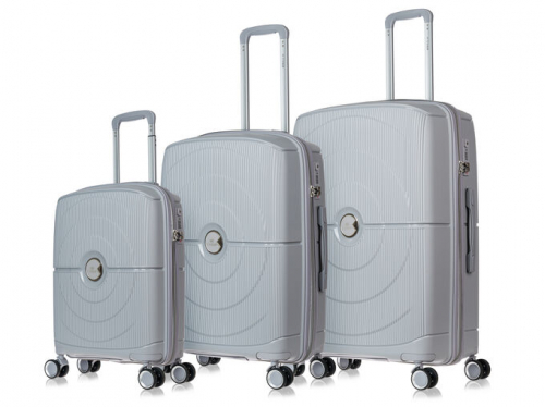  8200 14000 Комплект чемоданов              Doha -  Silver (Серебро) комп. 3 