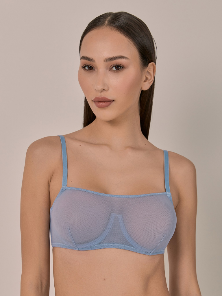 Бюстгальтер Bralette жен. Palmira темно-голубой