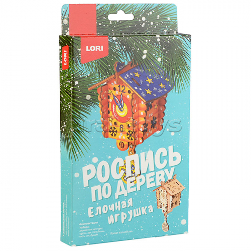 Роспись по дереву. Ёлочная игрушка 